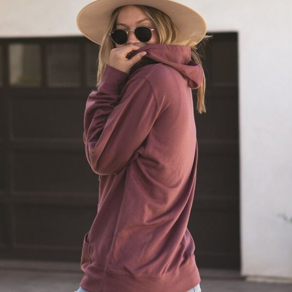 Icon Lightweight Loopback Terry Full-Zip Hooded Sweatshirt Thumbnail
